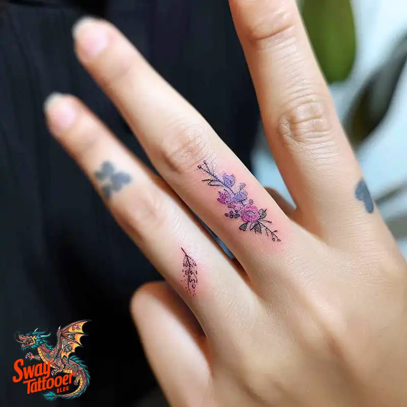 Awesome Feminine Finger Tattoo Ideas: Elegant Designs 31 feminine finger tattoo