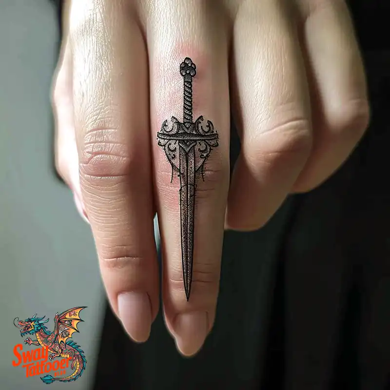 Awesome Feminine Finger Tattoo Ideas: Elegant Designs 28 feminine finger tattoo