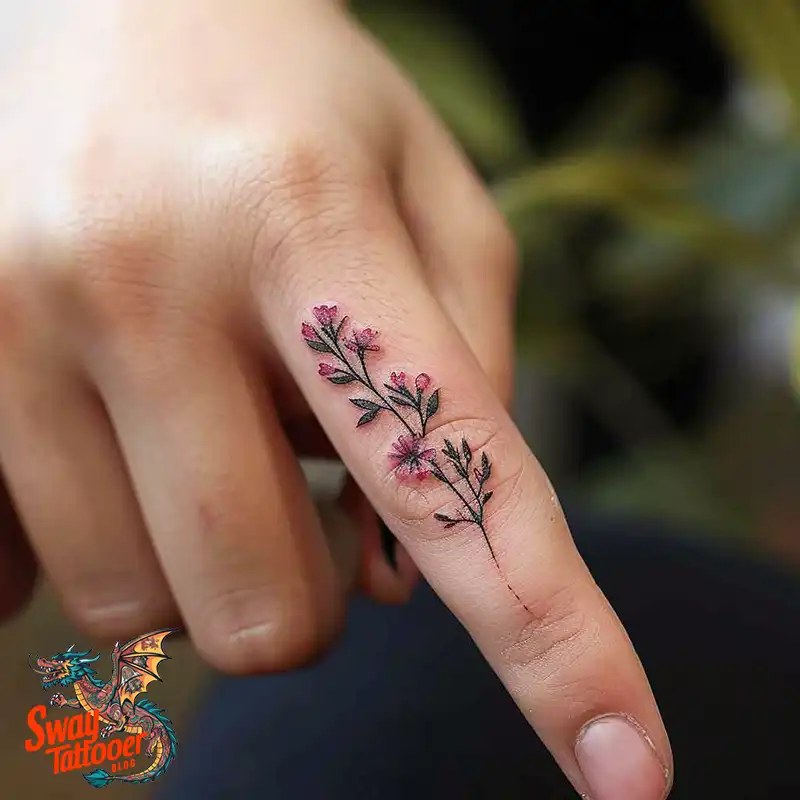 Awesome Feminine Finger Tattoo Ideas: Elegant Designs 26 feminine finger tattoo