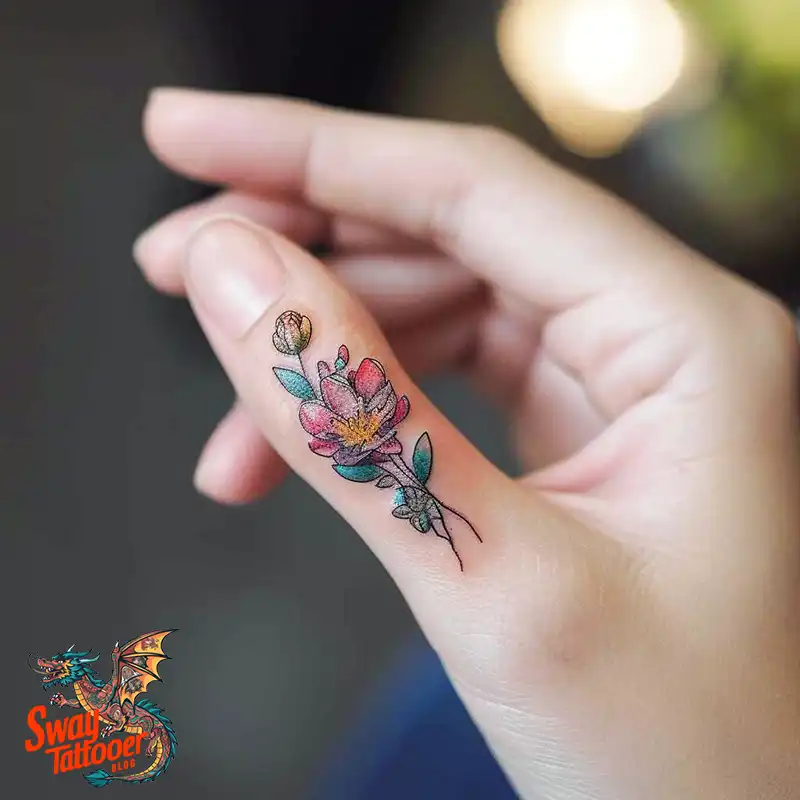 Awesome Feminine Finger Tattoo Ideas: Elegant Designs 22 feminine finger tattoo