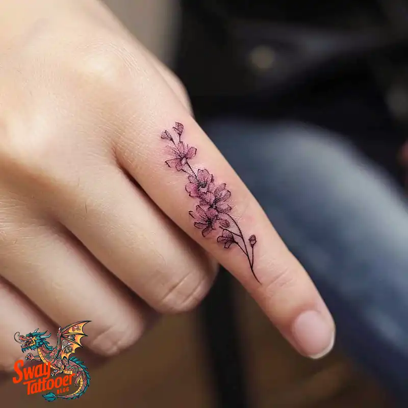 Awesome Feminine Finger Tattoo Ideas: Elegant Designs 17 feminine finger tattoo