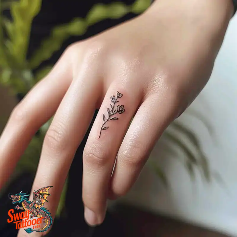 Awesome Feminine Finger Tattoo Ideas: Elegant Designs 2 feminine finger tattoo