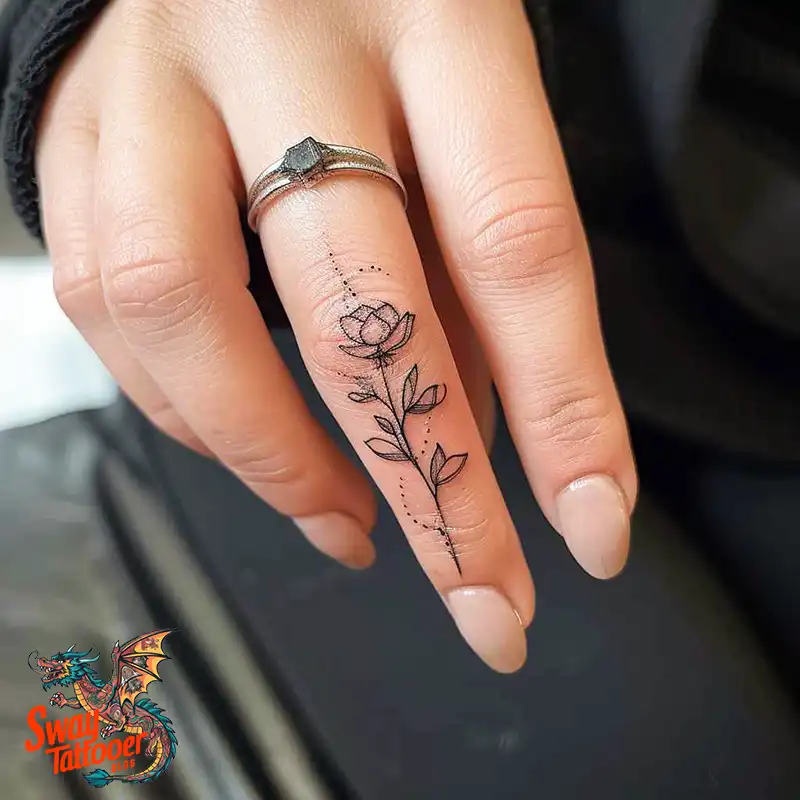 Awesome Feminine Finger Tattoo Ideas: Elegant Designs 1 feminine finger tattoo