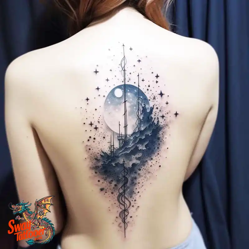 50 Best Feminine Moon and Stars Tattoos: Celestial Ink 31 feminine moon and stars tattoo