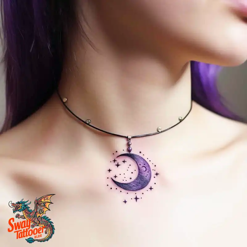 50 Best Feminine Moon and Stars Tattoos: Celestial Ink 13 feminine moon and stars tattoo