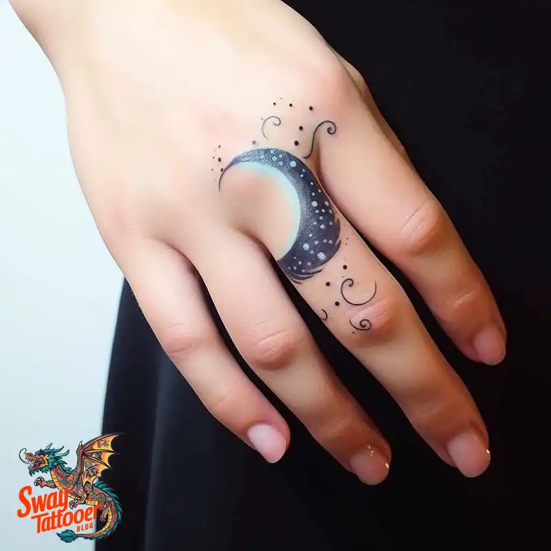 50 Best Feminine Moon and Stars Tattoos: Celestial Ink 3 feminine moon and stars tattoo