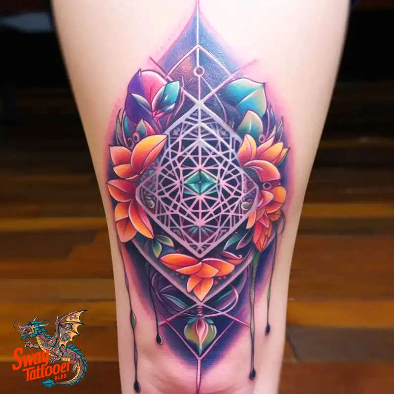 50 Best Feminine Sacred Geometry Tattoo Designs 28 feminine sacred geometry tattoo