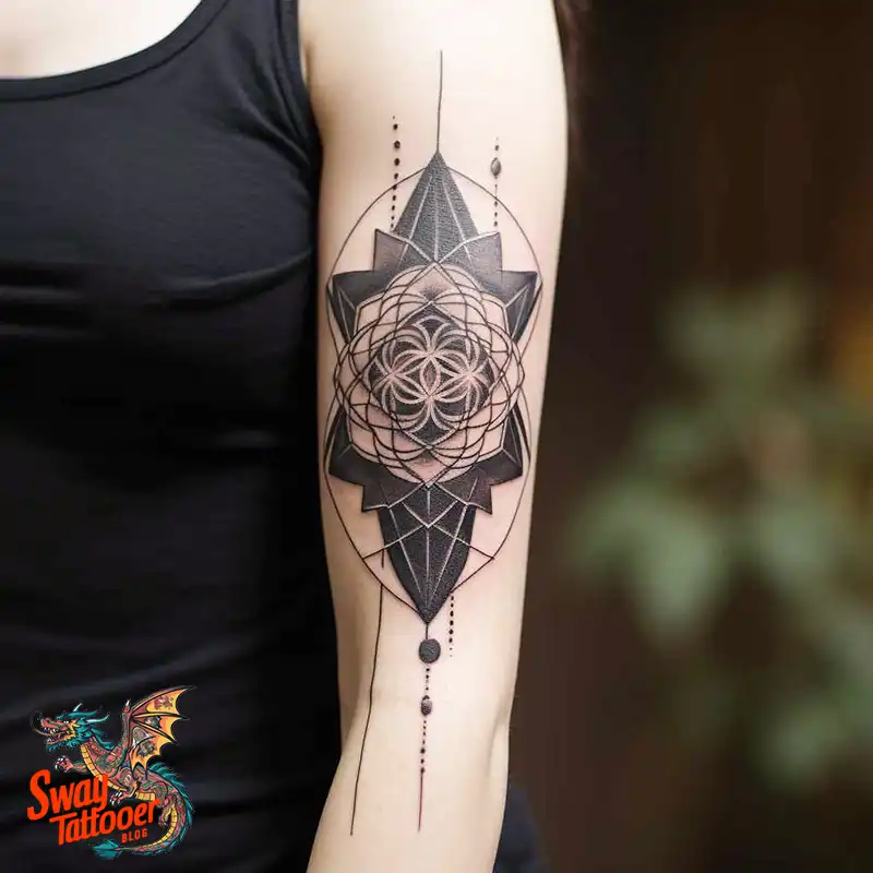 50 Best Feminine Sacred Geometry Tattoo Designs 19 feminine sacred geometry tattoo