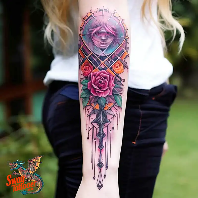 50 Best Feminine Sacred Geometry Tattoo Designs 31 feminine sacred geometry tattoo