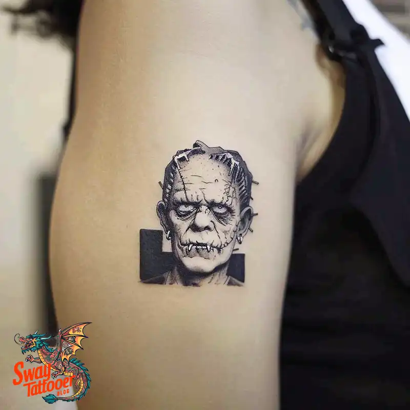 140 Best Frankenstein Tattoo Designs: Monster with Ink 41 frankenstein tattoo