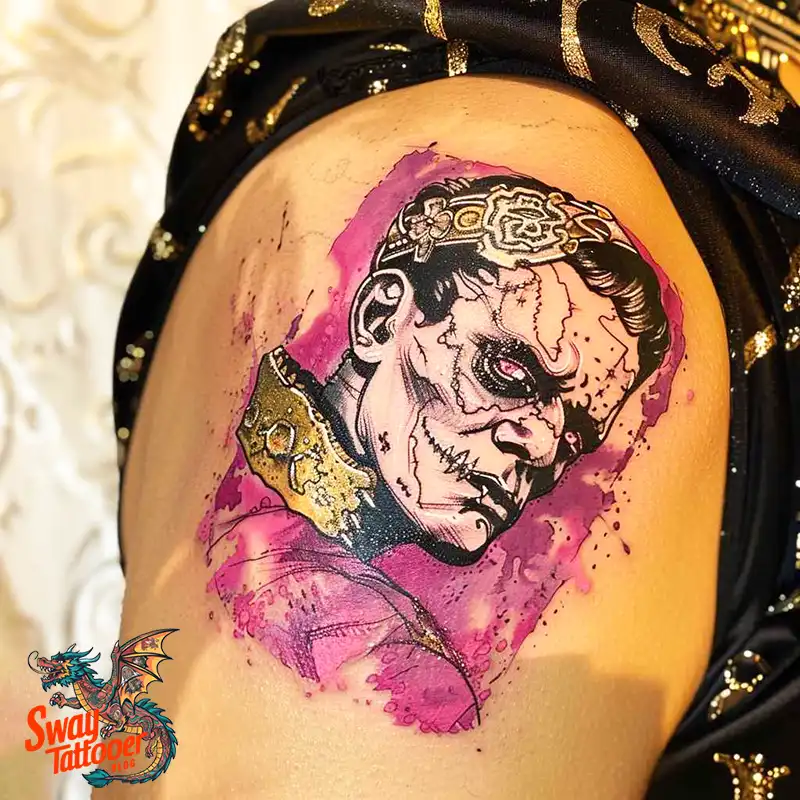 140 Best Frankenstein Tattoo Designs: Monster with Ink 38 frankenstein tattoo