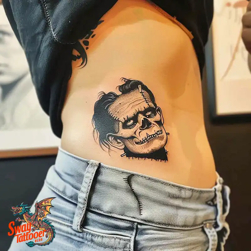 140 Best Frankenstein Tattoo Designs: Monster with Ink 32 frankenstein tattoo