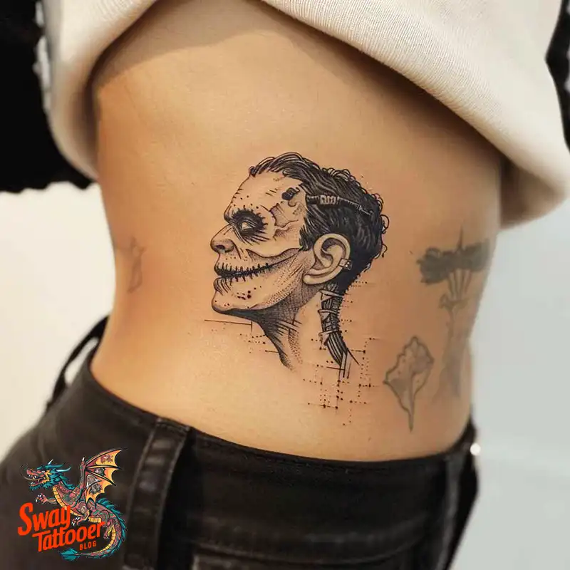 140 Best Frankenstein Tattoo Designs: Monster with Ink 30 frankenstein tattoo