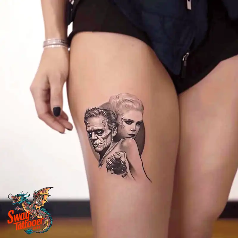 140 Best Frankenstein Tattoo Designs: Monster with Ink 24 frankenstein tattoo