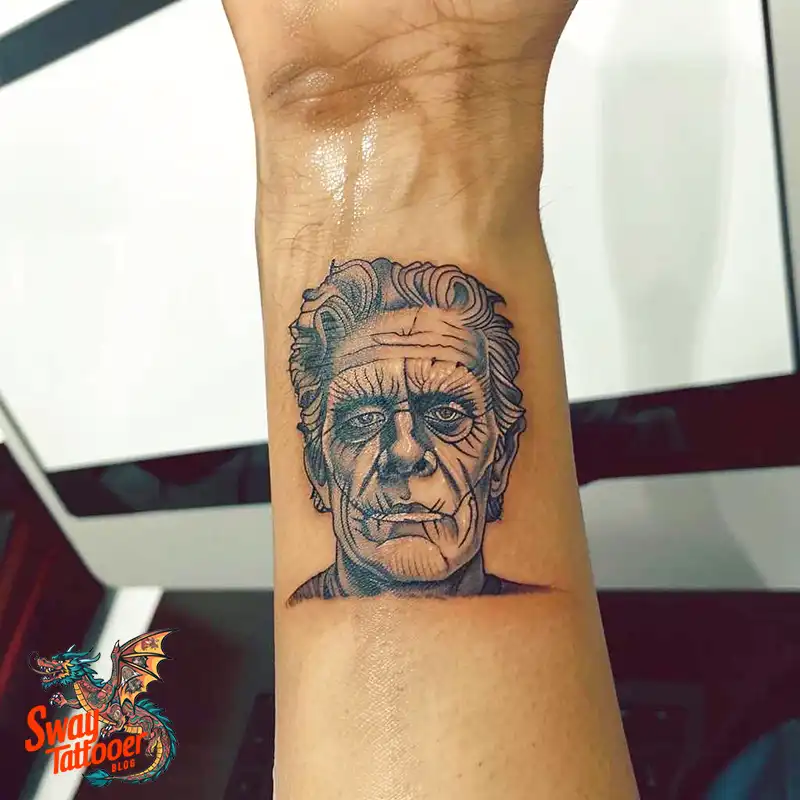 140 Best Frankenstein Tattoo Designs: Monster with Ink 17 frankenstein tattoo