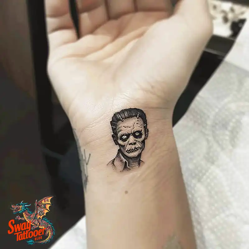 140 Best Frankenstein Tattoo Designs: Monster with Ink 15 frankenstein tattoo