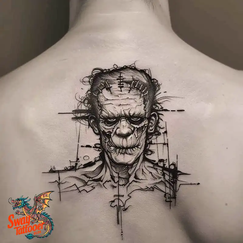140 Best Frankenstein Tattoo Designs: Monster with Ink 128 frankenstein tattoo