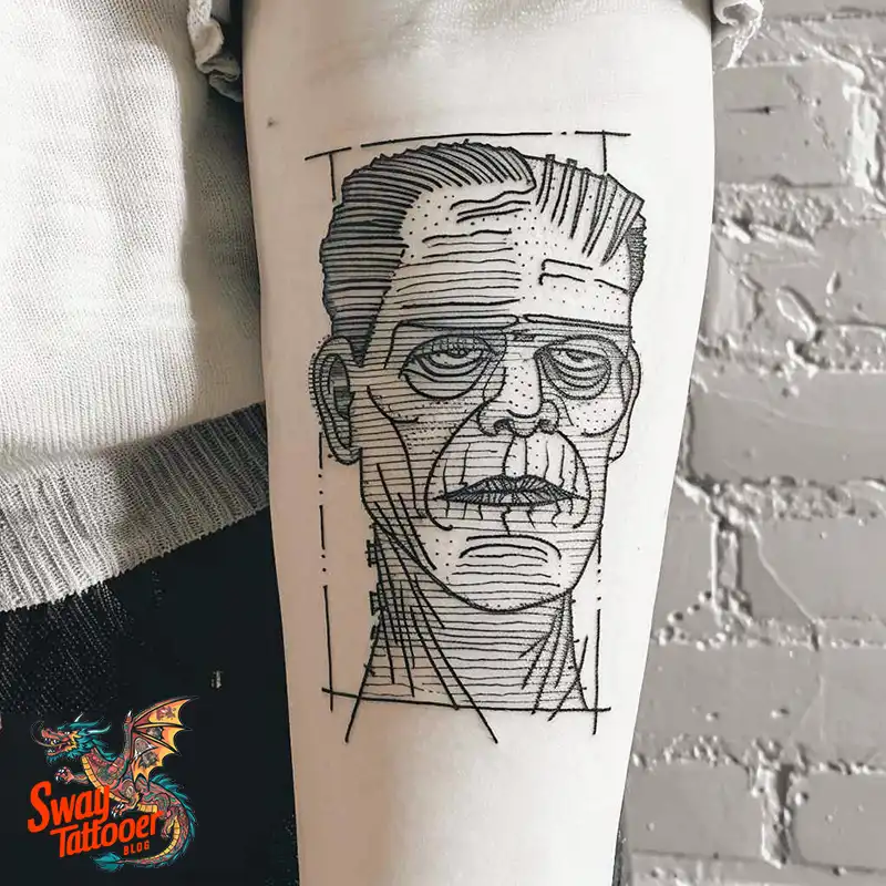 140 Best Frankenstein Tattoo Designs: Monster with Ink 2 frankenstein tattoo