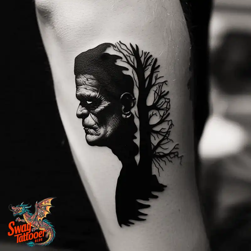 140 Best Frankenstein Tattoo Designs: Monster with Ink 120 frankenstein tattoo