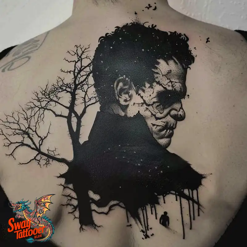 140 Best Frankenstein Tattoo Designs: Monster with Ink 119 frankenstein tattoo