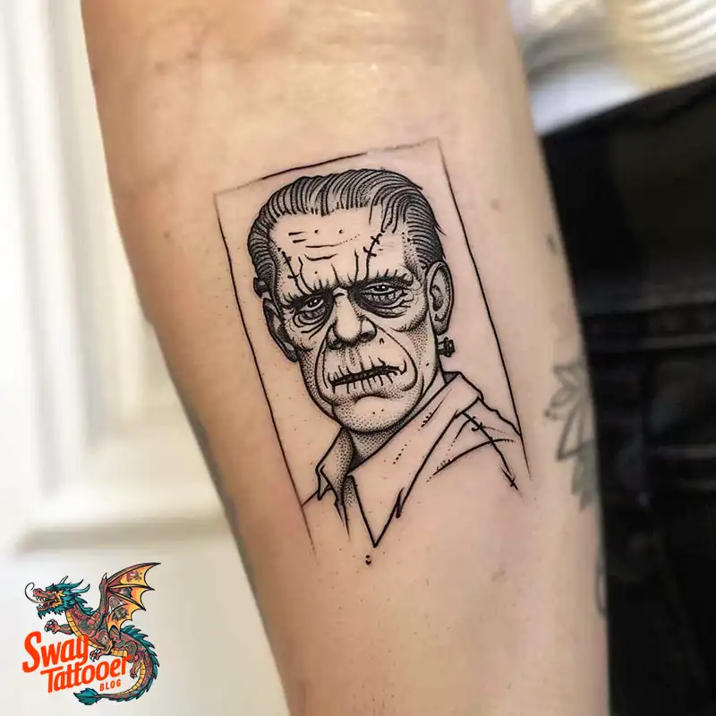 140 Best Frankenstein Tattoo Designs: Monster with Ink 115 frankenstein tattoo