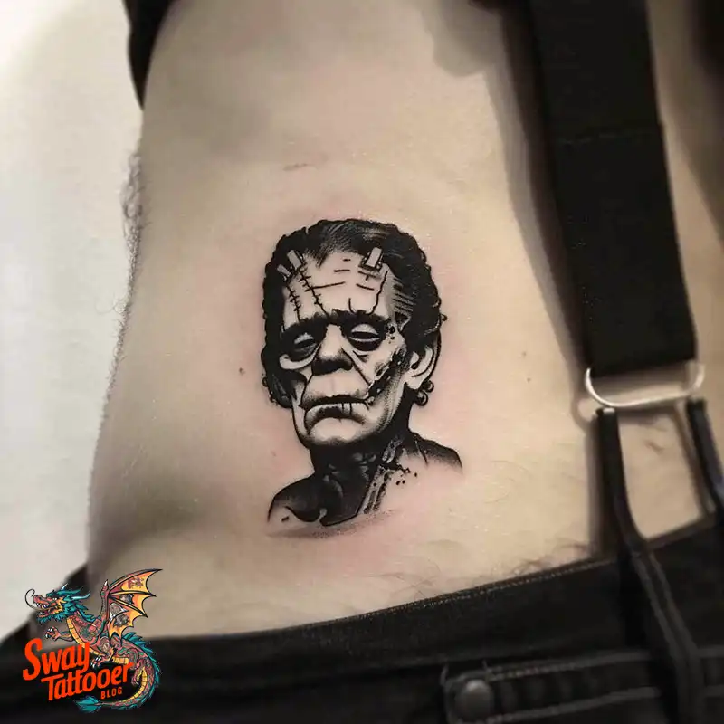 140 Best Frankenstein Tattoo Designs: Monster with Ink 112 frankenstein tattoo