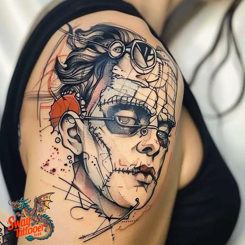 140 Best Frankenstein Tattoo Designs: Monster with Ink 105 frankenstein tattoo