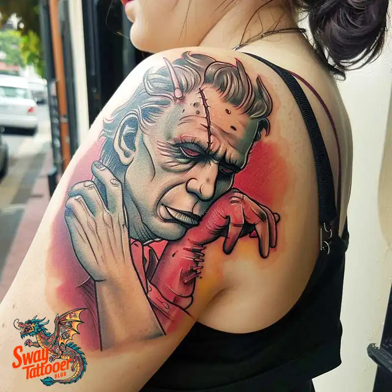 140 Best Frankenstein Tattoo Designs: Monster with Ink 102 frankenstein tattoo