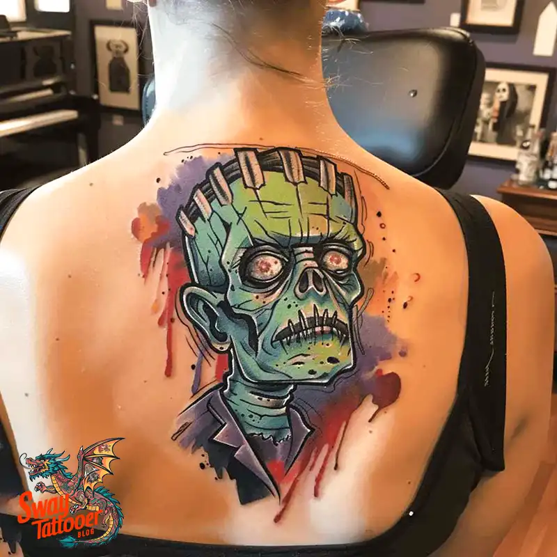 140 Best Frankenstein Tattoo Designs: Monster with Ink 98 frankenstein tattoo