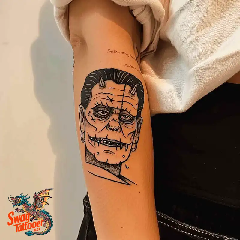 140 Best Frankenstein Tattoo Designs: Monster with Ink 95 frankenstein tattoo