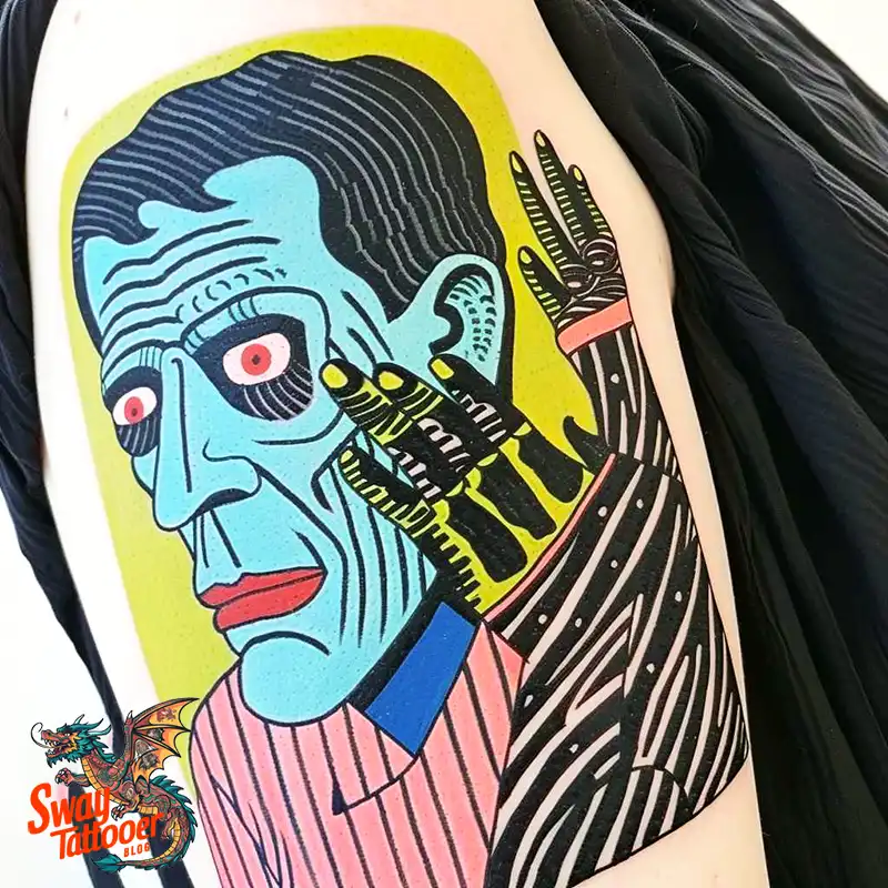 140 Best Frankenstein Tattoo Designs: Monster with Ink 93 frankenstein tattoo