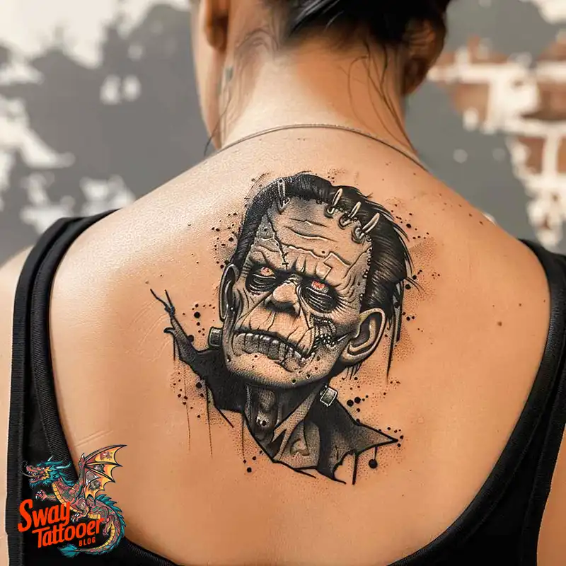 140 Best Frankenstein Tattoo Designs: Monster with Ink 86 frankenstein tattoo