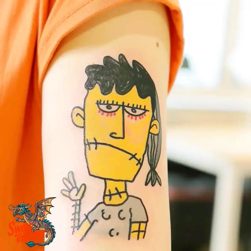 140 Best Frankenstein Tattoo Designs: Monster with Ink 85 frankenstein tattoo