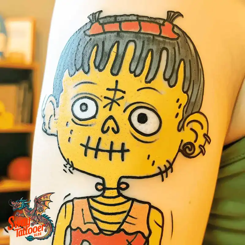 140 Best Frankenstein Tattoo Designs: Monster with Ink 83 frankenstein tattoo