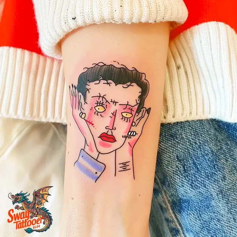140 Best Frankenstein Tattoo Designs: Monster with Ink 80 frankenstein tattoo