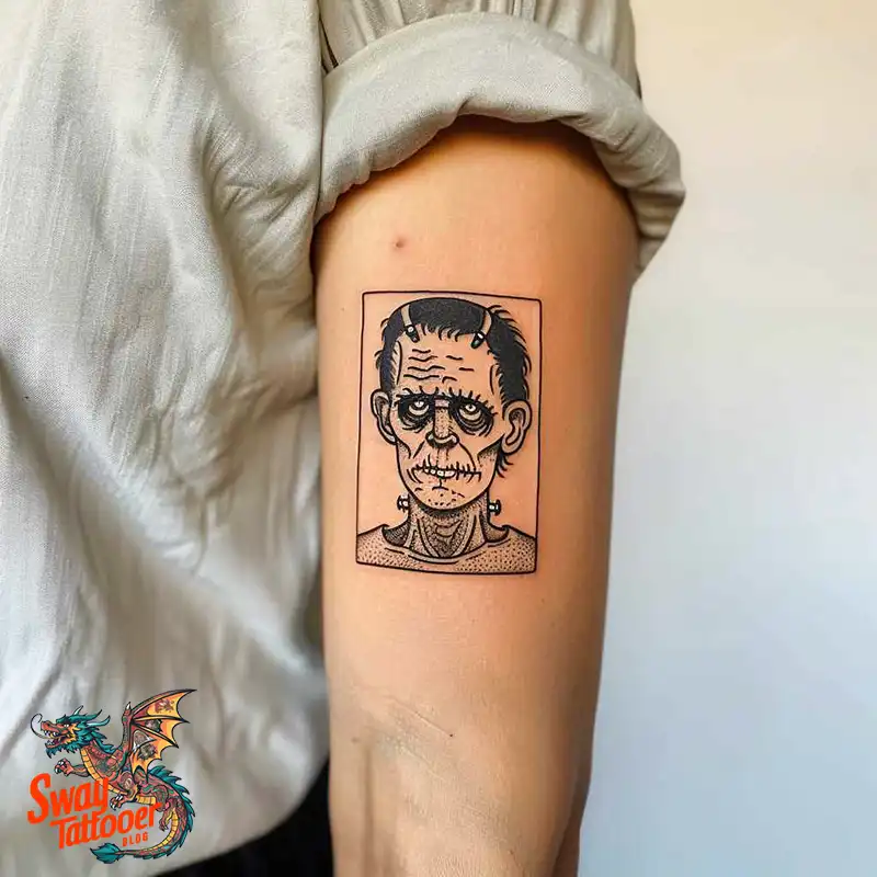 140 Best Frankenstein Tattoo Designs: Monster with Ink 76 frankenstein tattoo
