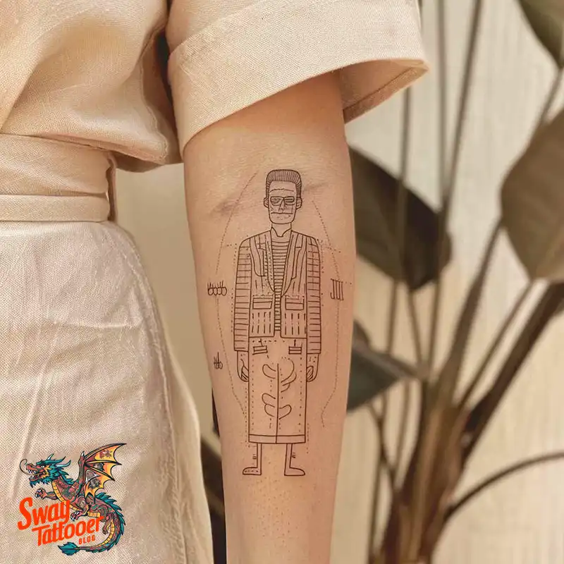 140 Best Frankenstein Tattoo Designs: Monster with Ink 74 frankenstein tattoo