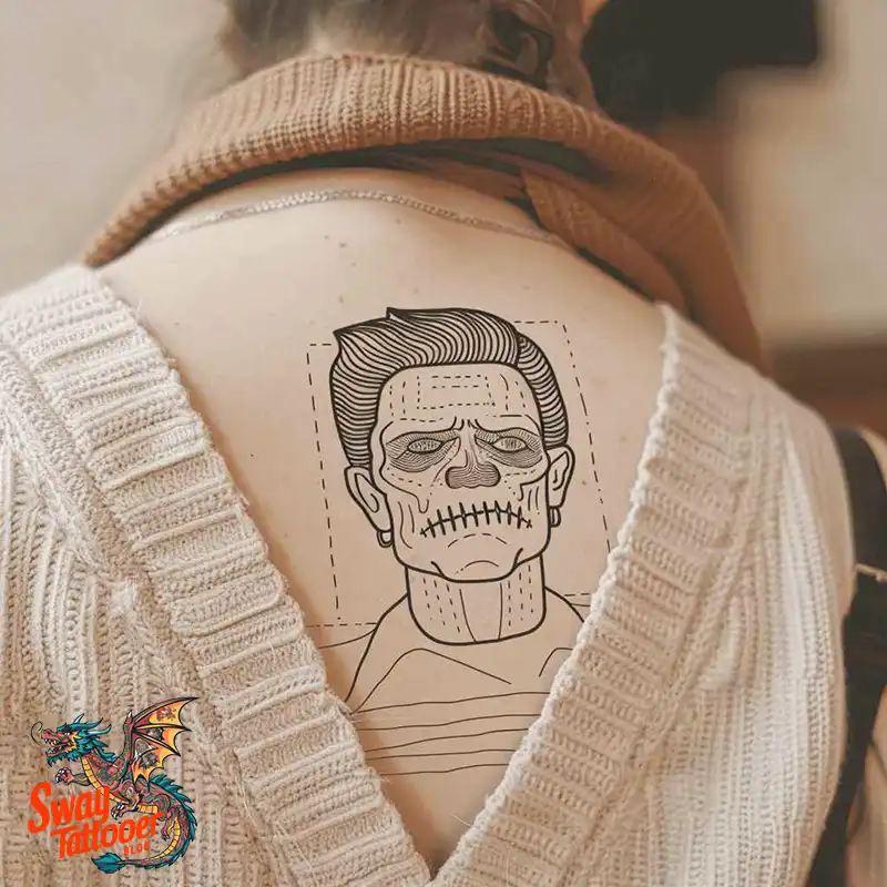 140 Best Frankenstein Tattoo Designs: Monster with Ink 73 frankenstein tattoo