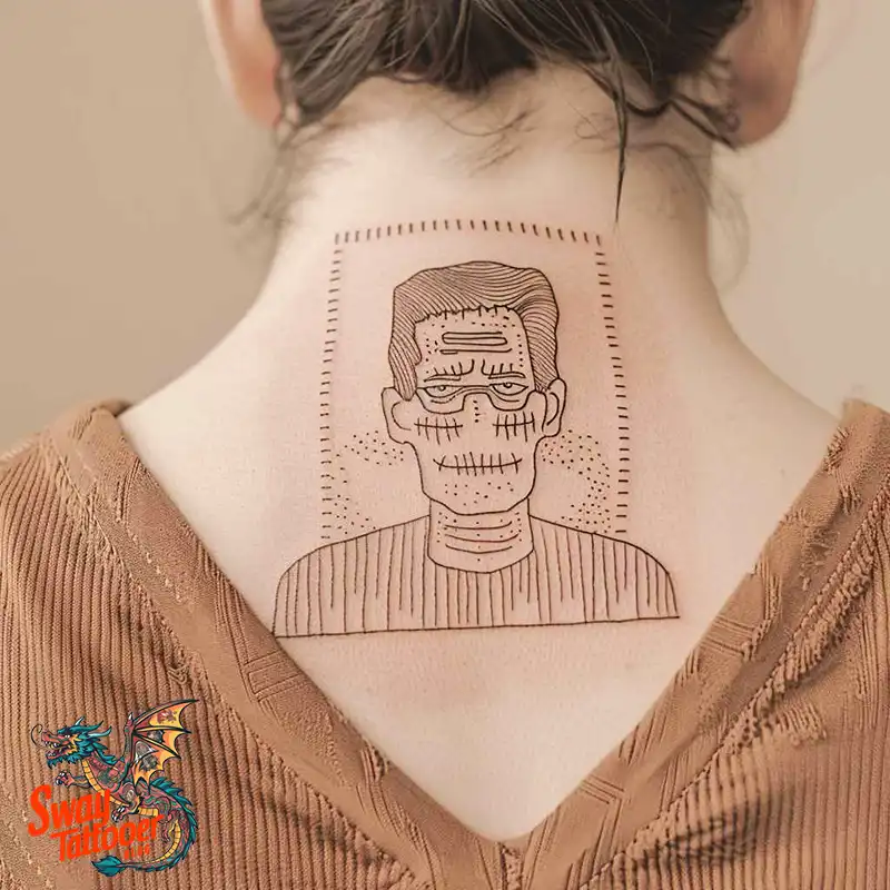 140 Best Frankenstein Tattoo Designs: Monster with Ink 72 frankenstein tattoo