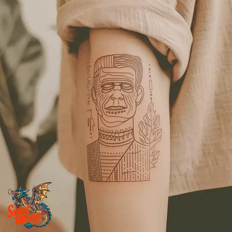 140 Best Frankenstein Tattoo Designs: Monster with Ink 71 frankenstein tattoo