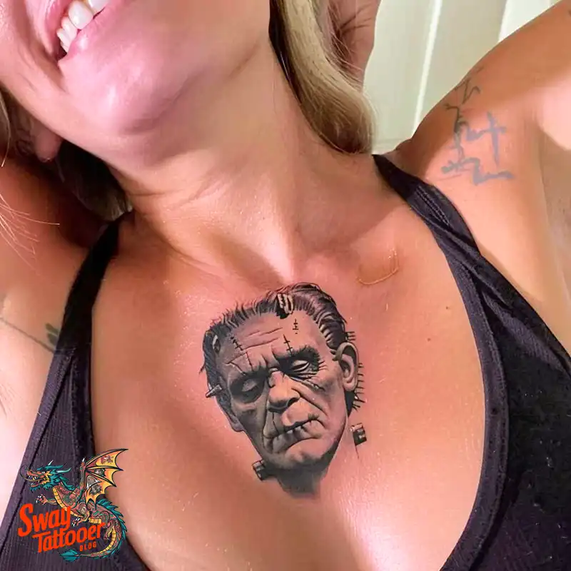 140 Best Frankenstein Tattoo Designs: Monster with Ink 66 frankenstein tattoo