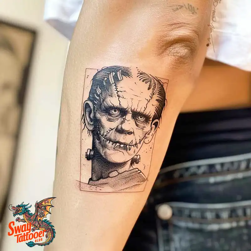 140 Best Frankenstein Tattoo Designs: Monster with Ink 65 frankenstein tattoo