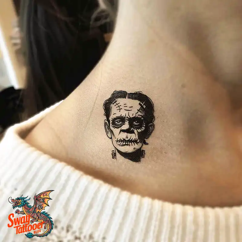 140 Best Frankenstein Tattoo Designs: Monster with Ink 61 frankenstein tattoo