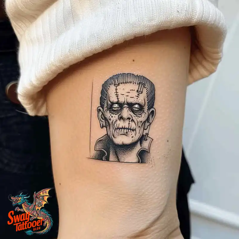 140 Best Frankenstein Tattoo Designs: Monster with Ink 59 frankenstein tattoo