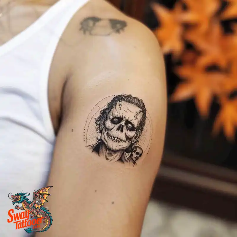 140 Best Frankenstein Tattoo Designs: Monster with Ink 58 frankenstein tattoo
