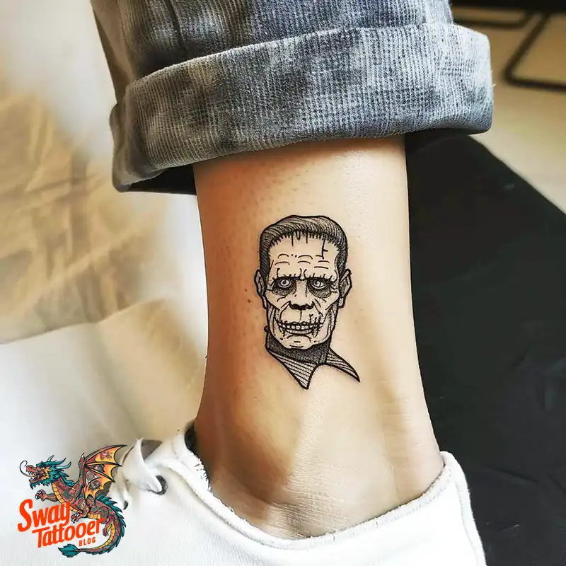 140 Best Frankenstein Tattoo Designs: Monster with Ink 57 frankenstein tattoo