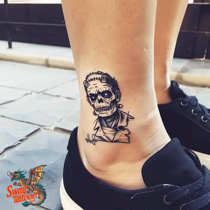 140 Best Frankenstein Tattoo Designs: Monster with Ink 55 frankenstein tattoo