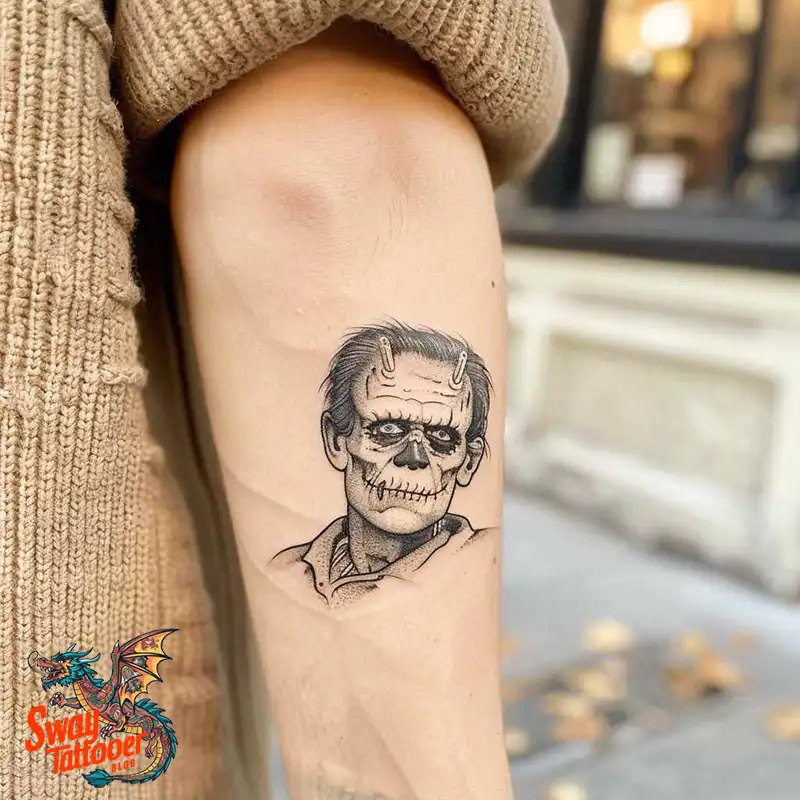 140 Best Frankenstein Tattoo Designs: Monster with Ink 50 frankenstein tattoo