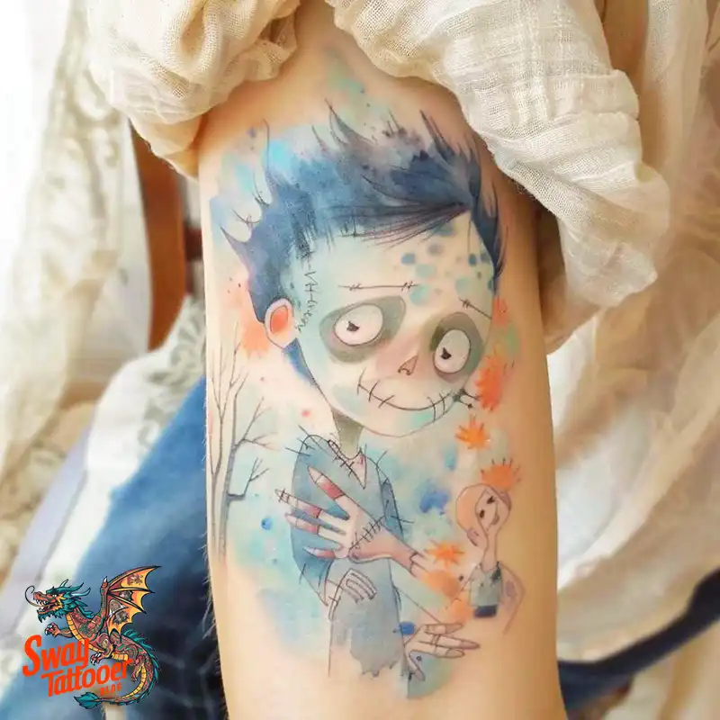 140 Best Frankenstein Tattoo Designs: Monster with Ink 49 frankenstein tattoo
