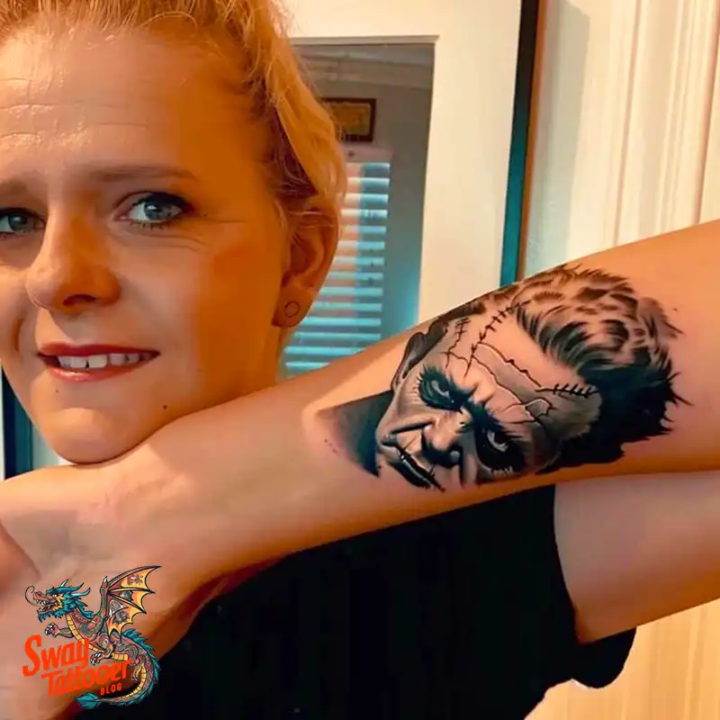 140 Best Frankenstein Tattoo Designs: Monster with Ink 48 frankenstein tattoo